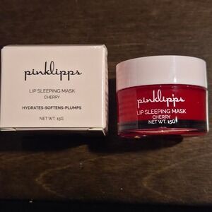 Pinklipps Lip Sleeping Mask Cherry Hydrates Softens Plumps 15g